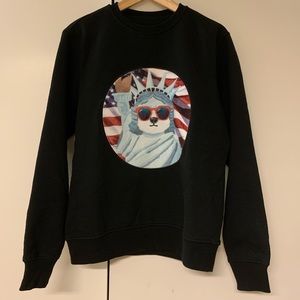 Unisex Status of Liberty Black Sweatshirts